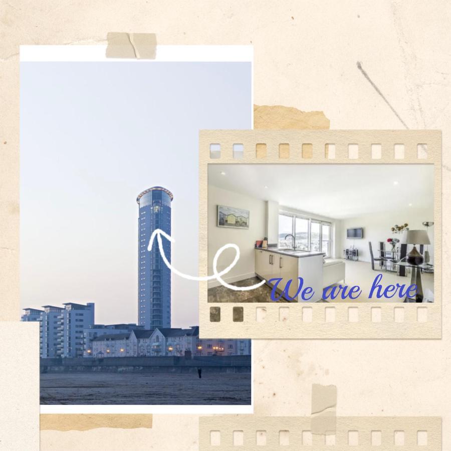 Beach On The Doorstep Meridian Tower Marina Swansea Apartman Kültér fotó